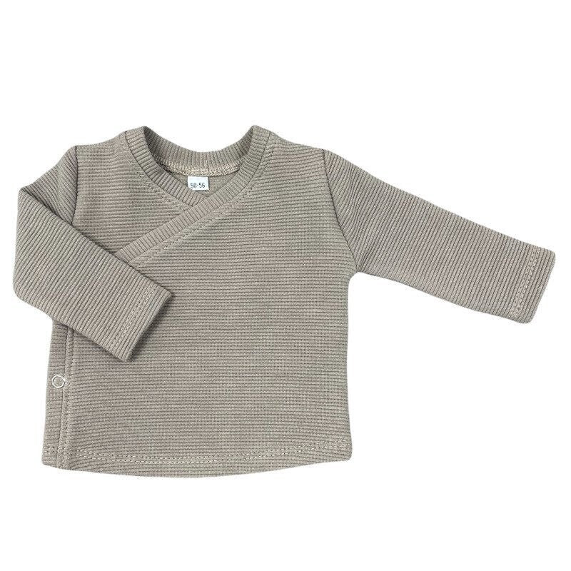 Overslagshirtje • Rib Taupe