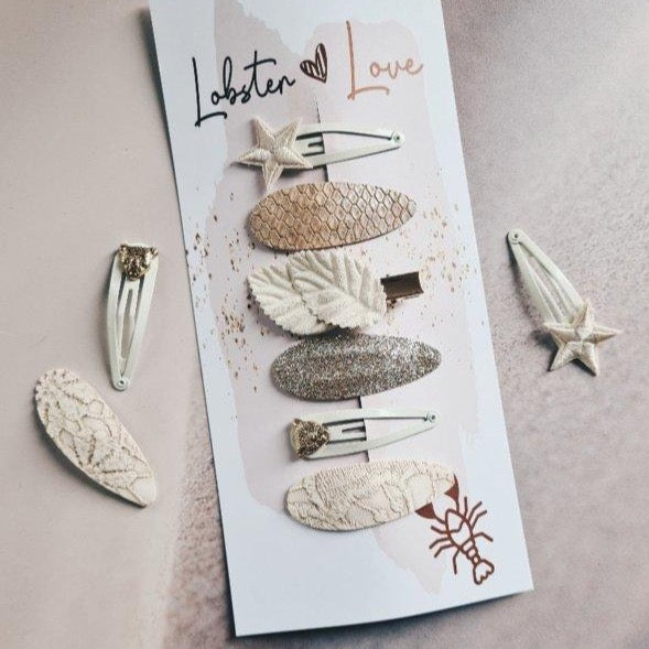 Haarspeldjes Golden • 5 cm • 6 stuks