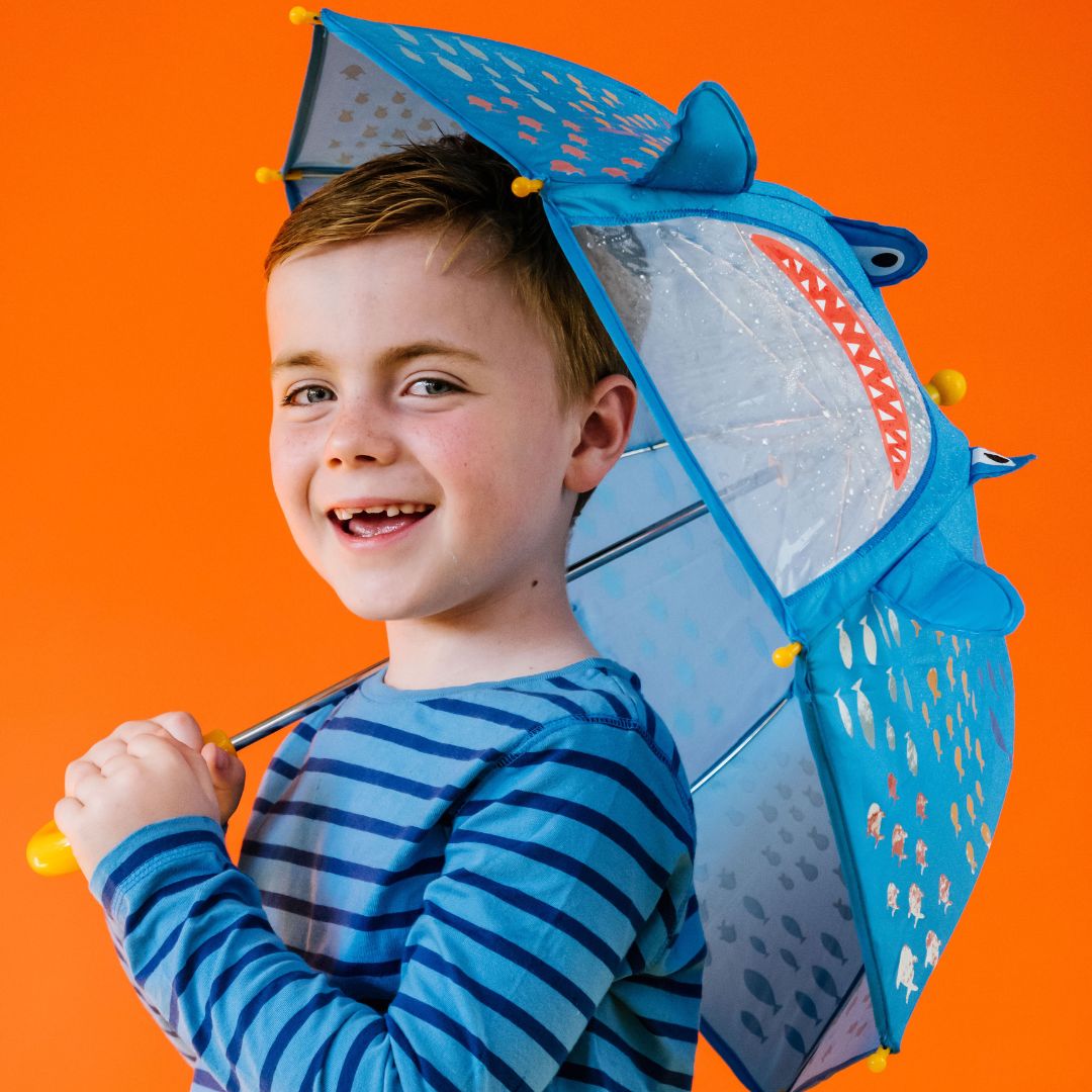Magische 3D Paraplu • Haai (verandert van kleur bij regen) - Helloboy