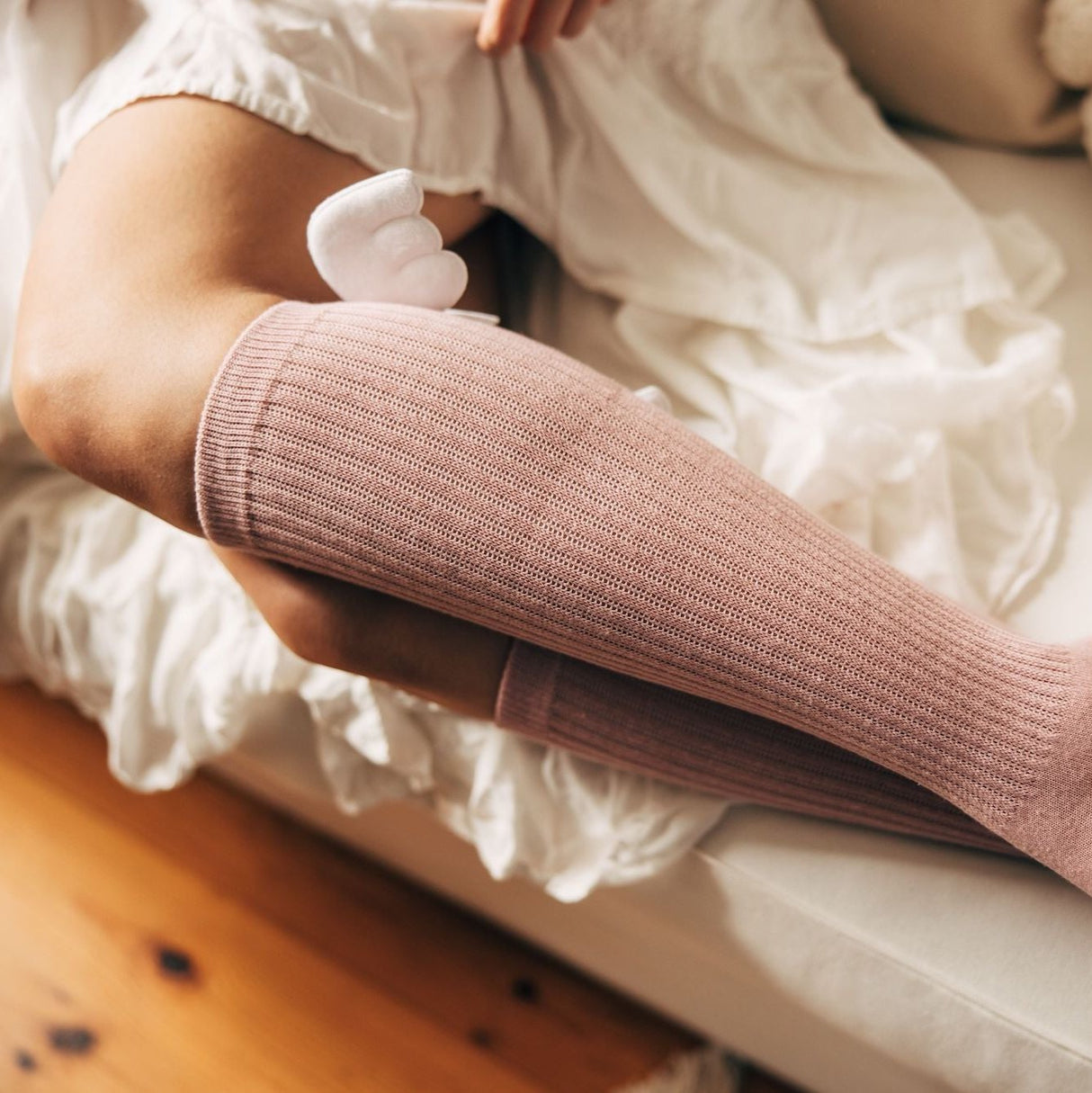 Kniekousen Pink Angles • Voor mama