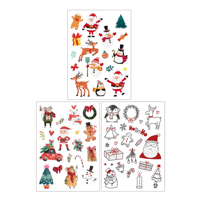 Kindertattoos • Kerst - Helloboy
