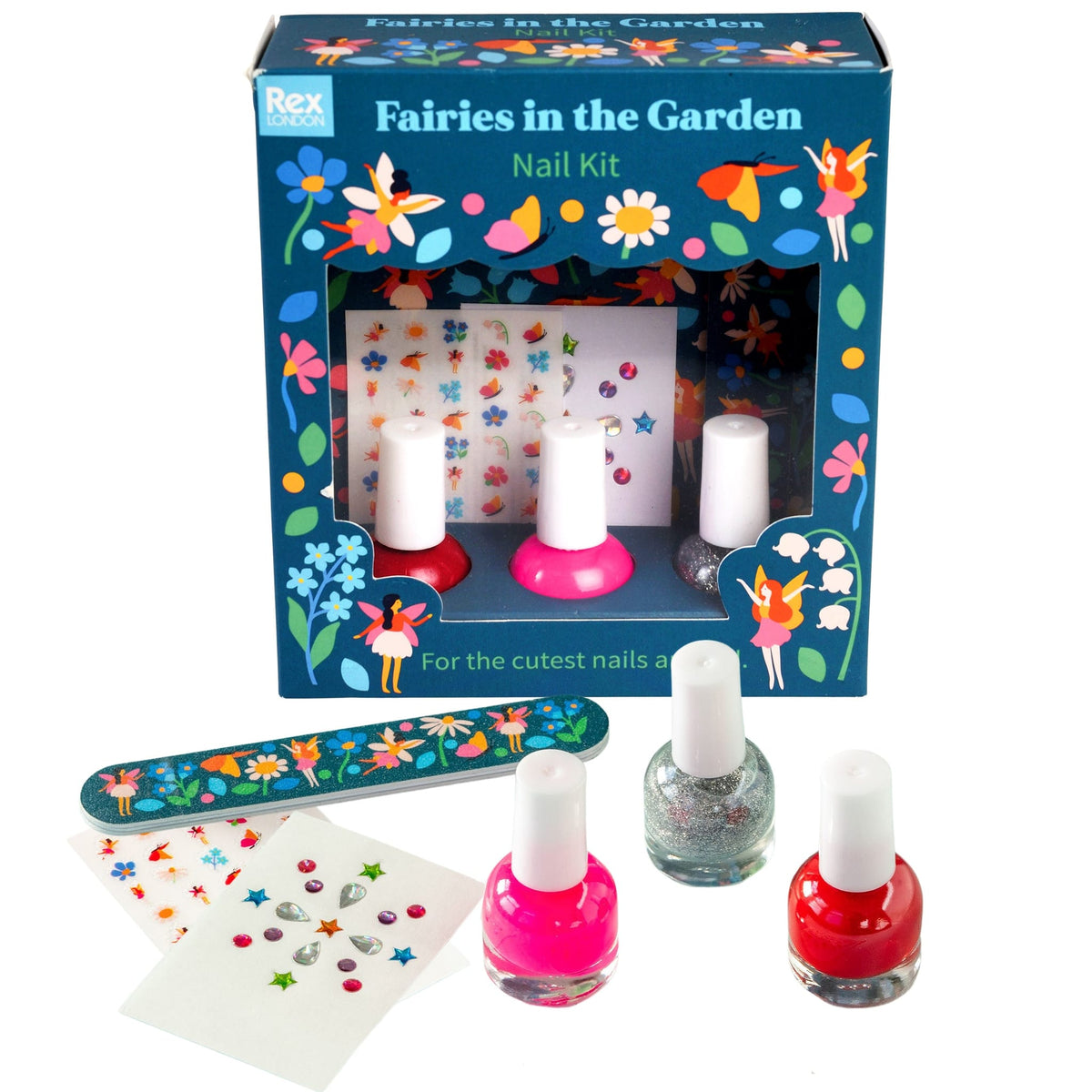 nagelkit nagelsversieren fairies in the garden kindernagellak