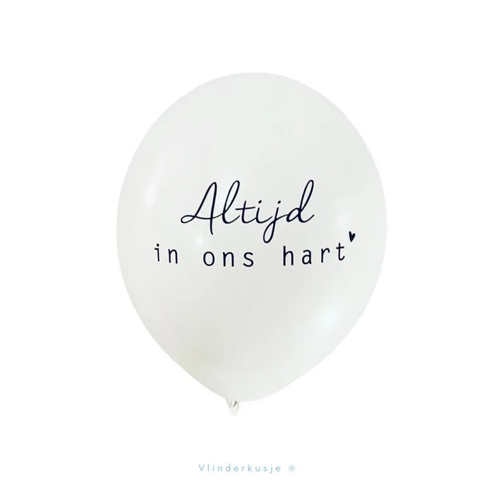 troost ballon altijd in ons hart vlinderkusje