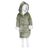 Dino Hoodie Plaid Helloboy groen green 