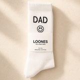 sokken papa papa kousen zwart wit loones