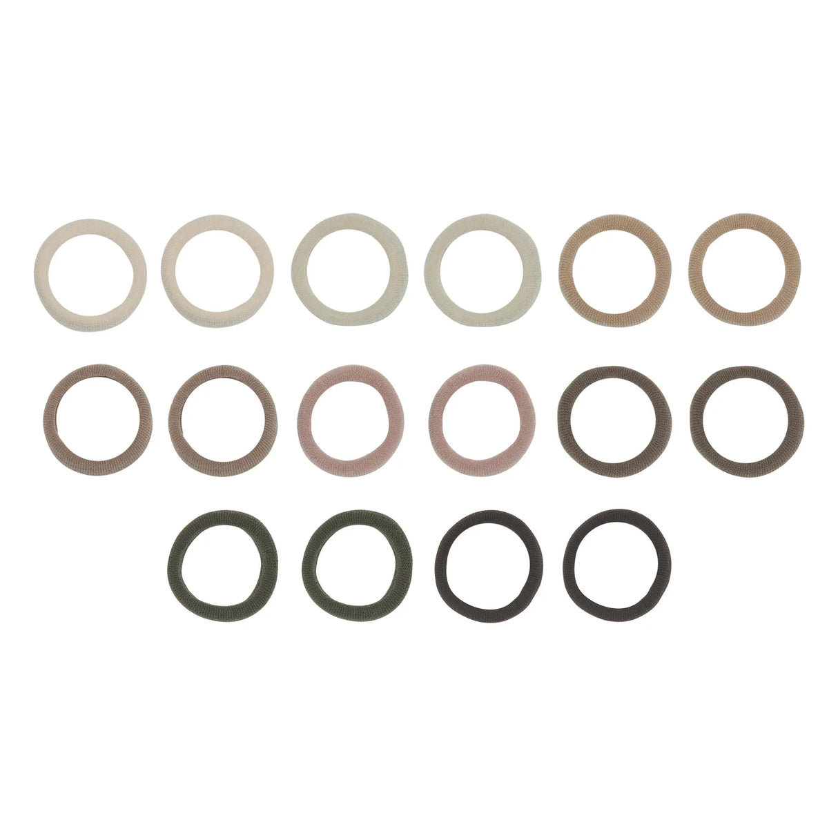 Soft Haarelastiekjes • Neutraal (16 stuks)