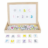 Houten Cijfers En Letters Magneetpuzzel