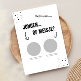 kraskaart meisje gender kraskaart het is een meisje