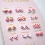 Oorbellen • Roze Thema (12 paar)