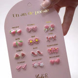 Oorbellen • Roze Thema (12 paar)