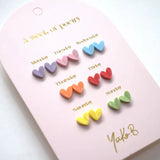 Oorbellen • Hartjes (7 paar)