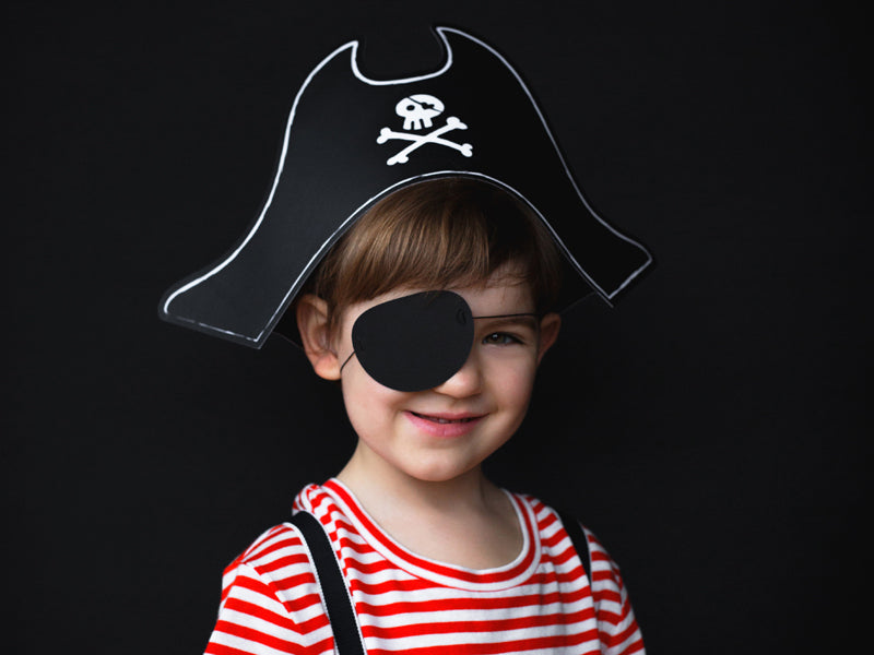 Piraten hoed + ooglapje - Helloboy