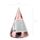 Feesthoedjes • Rosé Goud (6 stuks)