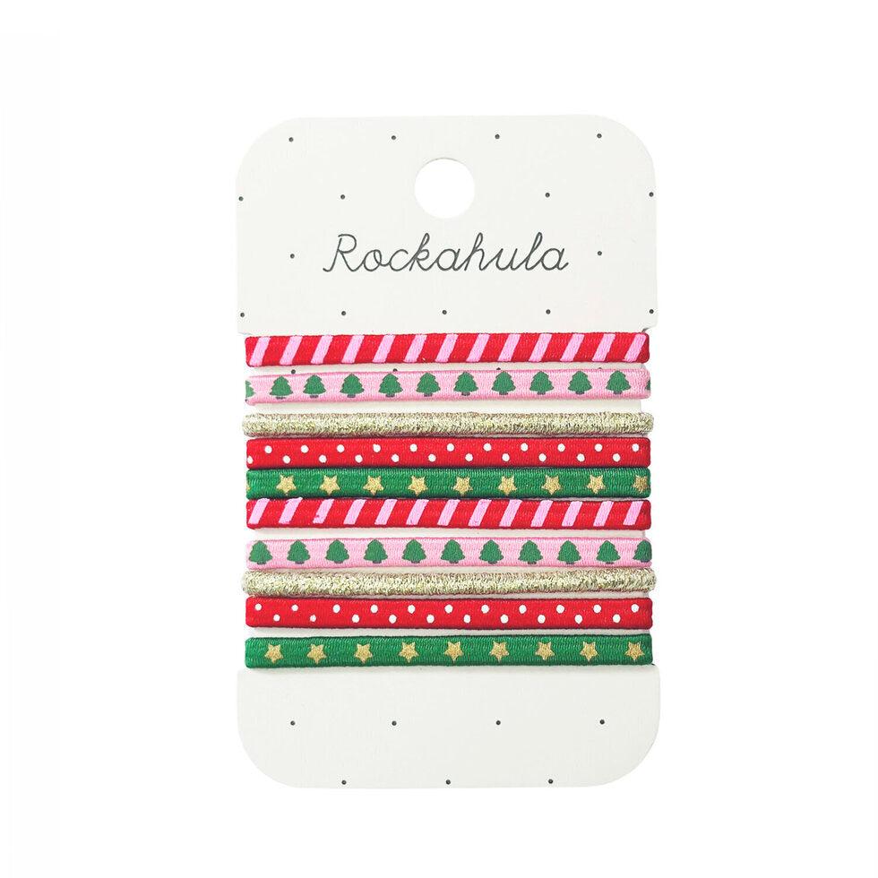 Haarelastieken • Kerst (10 stuks)