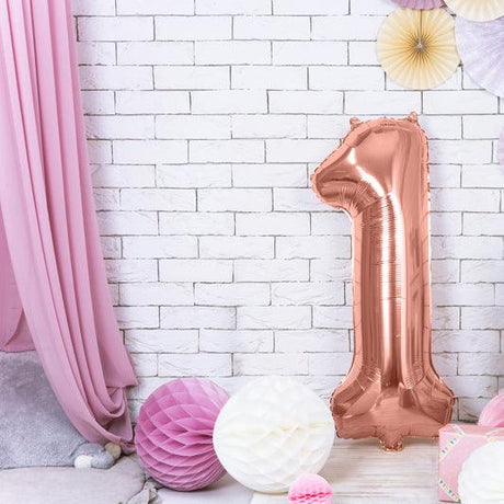 Folieballon 1 • Rosé Goud