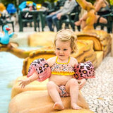 Zwembandjes Panter Rosé • 0-2 jaar