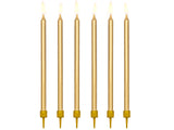 Verjaardagskaarsen • Goud (12 stuks)