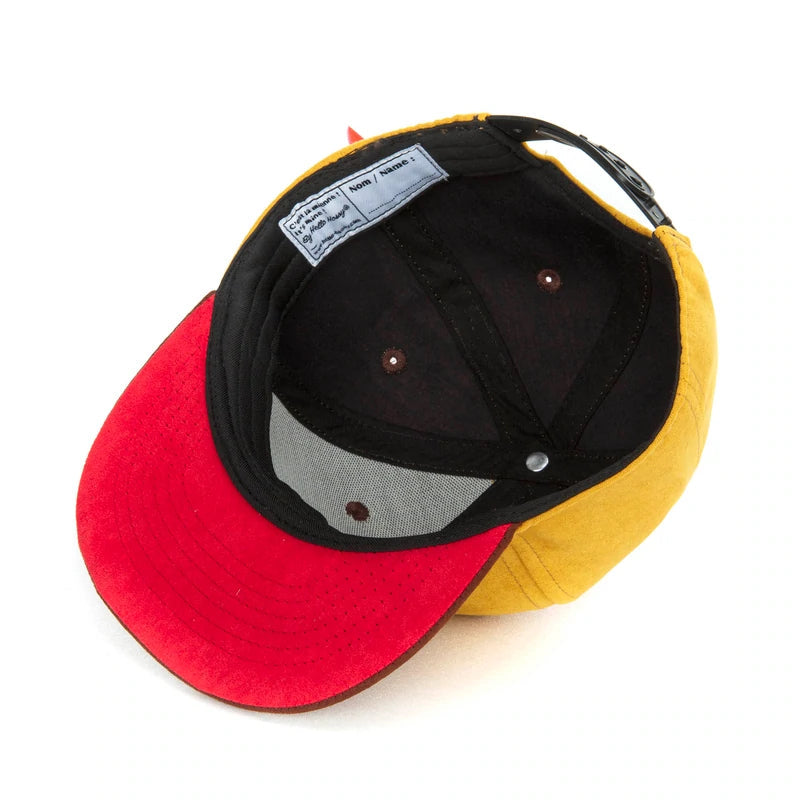 Pet Suede Mustard • Hello Hossy - Helloboy kinderpet oker bruin 