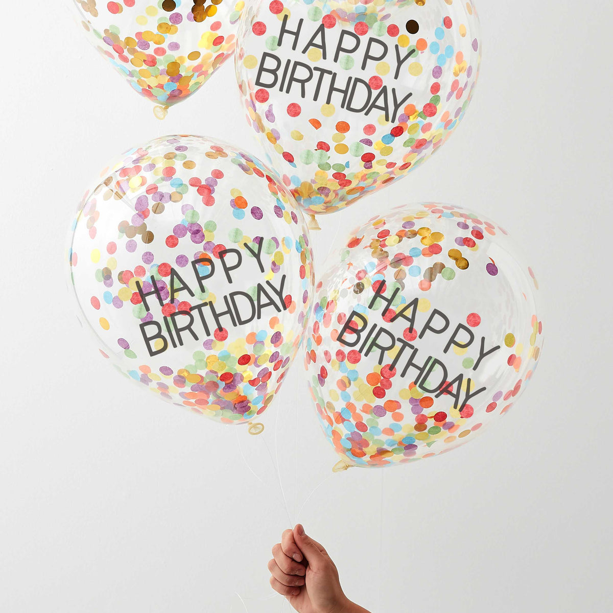 Ballon Confetti Rainbow Helloboy