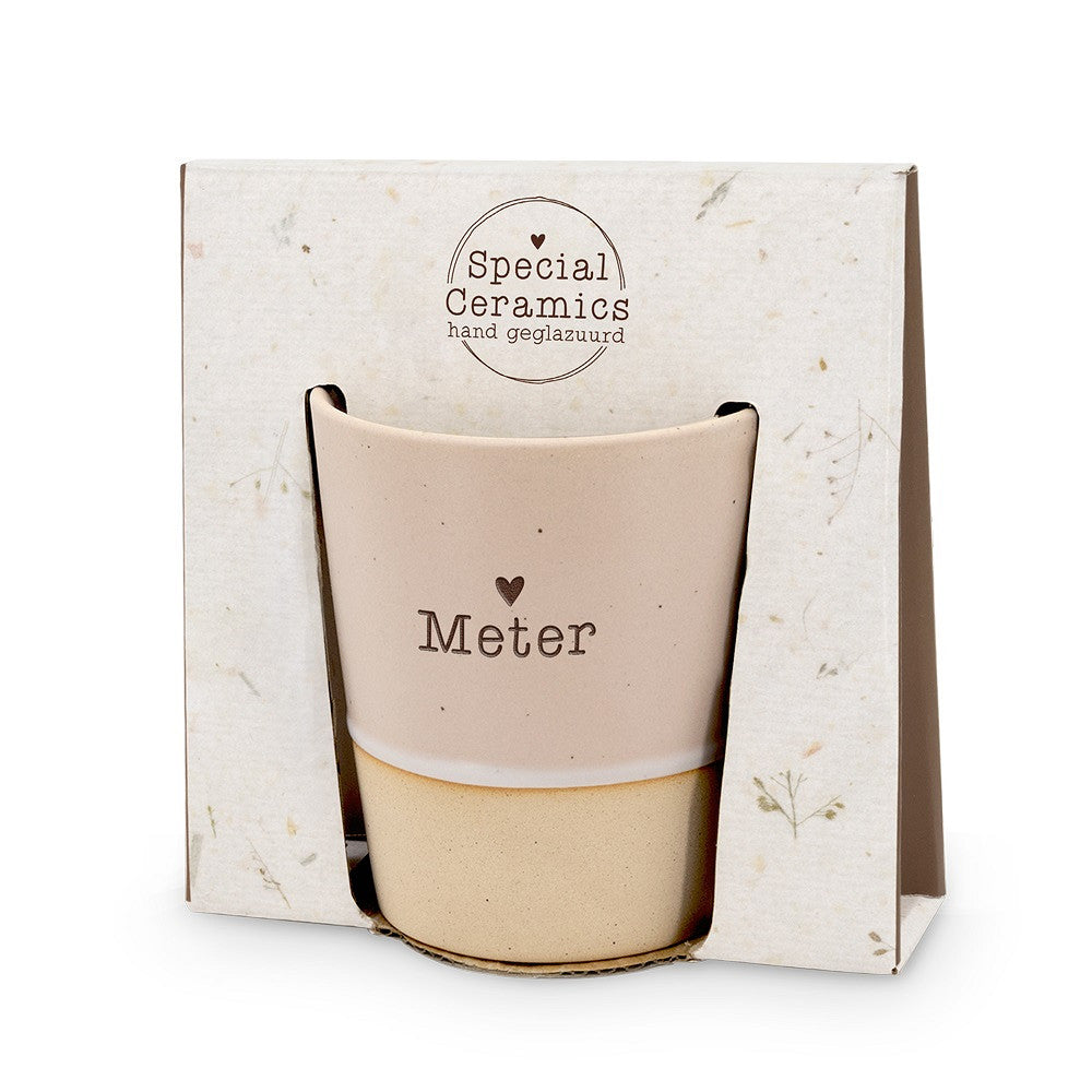 mok koffietas meter keramische mok meter geschenk 