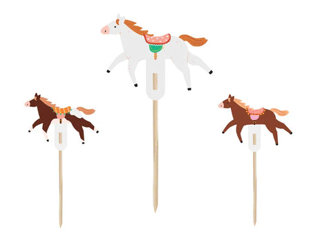 taart cupcake toppers paard