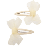 Haarspeldjes Twist en Strik  • Cream Organza