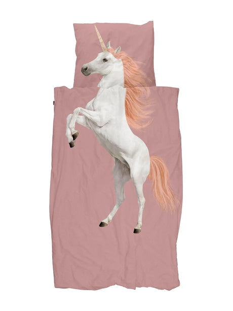 dekbed snurk amsterdam eenhoorn unicorn kinderdekbed eenpersoonsdekbed roze dekbedovertrek