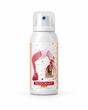 Deodorant Camille Circus 2026 in witte spuitbus met transparante dop en etiket met sterren en Camille in circusoutfit.
