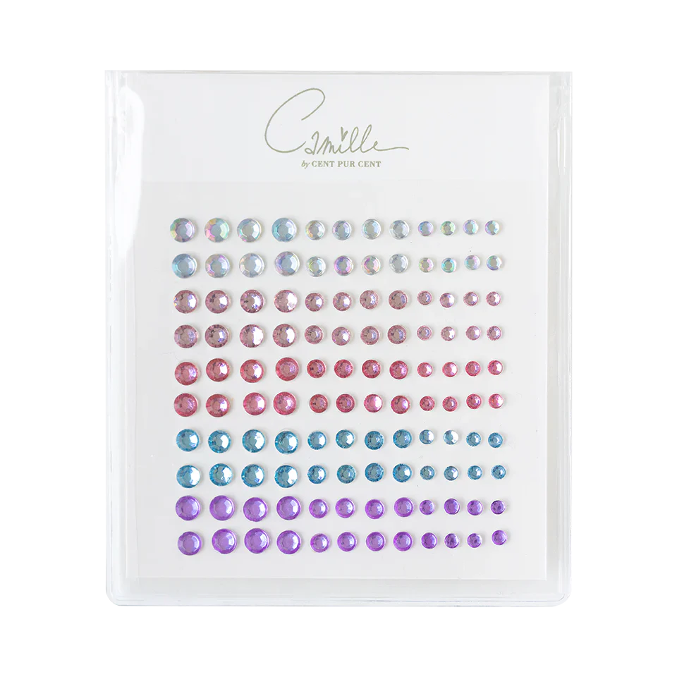face diamonds strass steentjes gezichtsteentjes camille cent pur cent gezicht glitter 