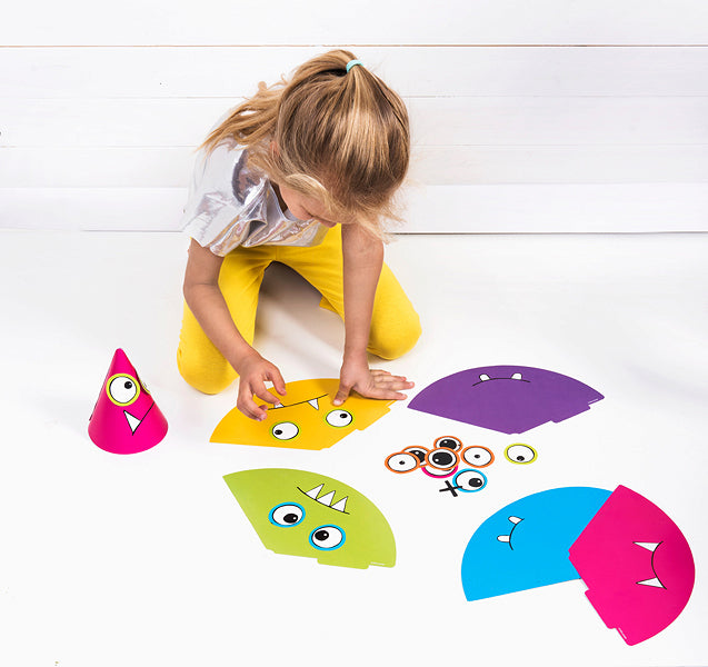 Feesthoedjes • Monsters (6 stuks) - Helloboy