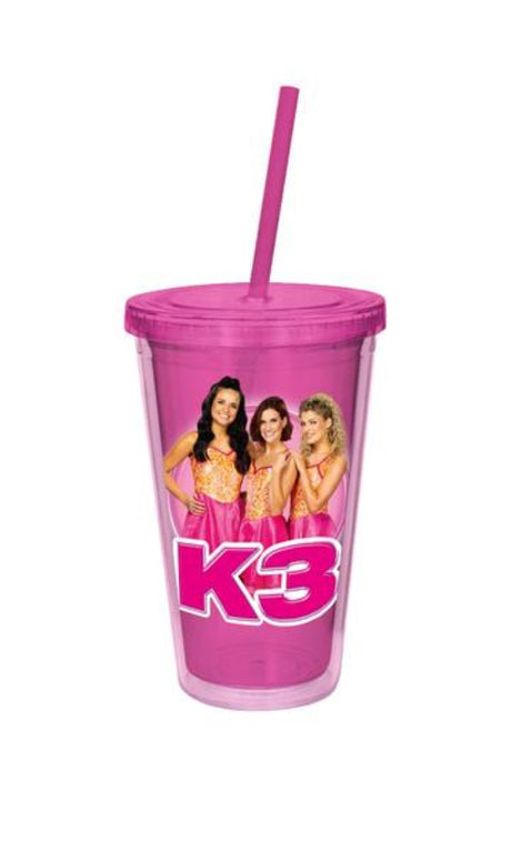 Drinkbeker K3 roze zeemeerminnen