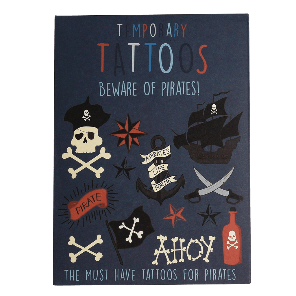 Piraten Tattoos • 18 Stuks - Helloboy