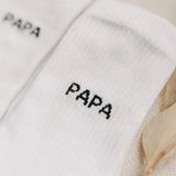 sokken wit zwart papa eulenschnitt