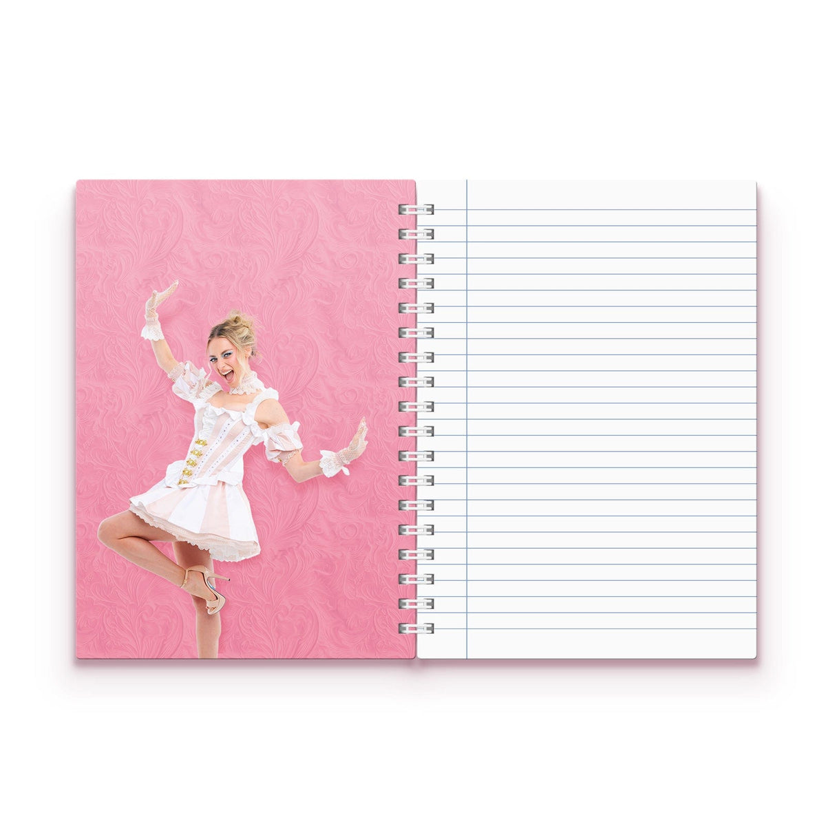 A5 spiraalschrift roze camille dhont