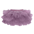 Tutu Bloomer in Dusty Heather, een oudpaars rokje met meerdere lagen ruches en een elastische tailleband.