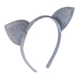 Cloud Blue Undon haarband met glitters en twee kattenoren.