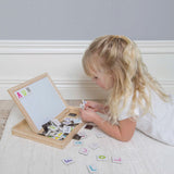 Houten Cijfers En Letters Magneetpuzzel