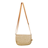 handtas glitter dark goud gold le big