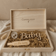 houten kistje baby coming coming soon