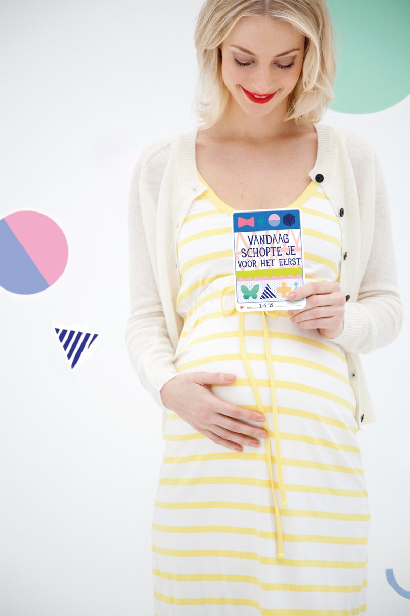 Milestone pregnancy en newborn cards (Nederlandstalig) - HelloBaby.be